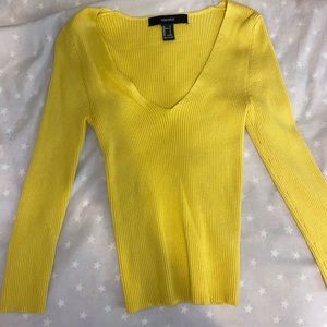 Yellow 3/4 sleeve top